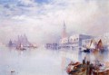 Venezianische Szene Seestück Boot Thomas Moran